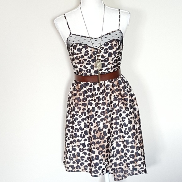 Cheetah Print High low Dress - Picture 2 of 8